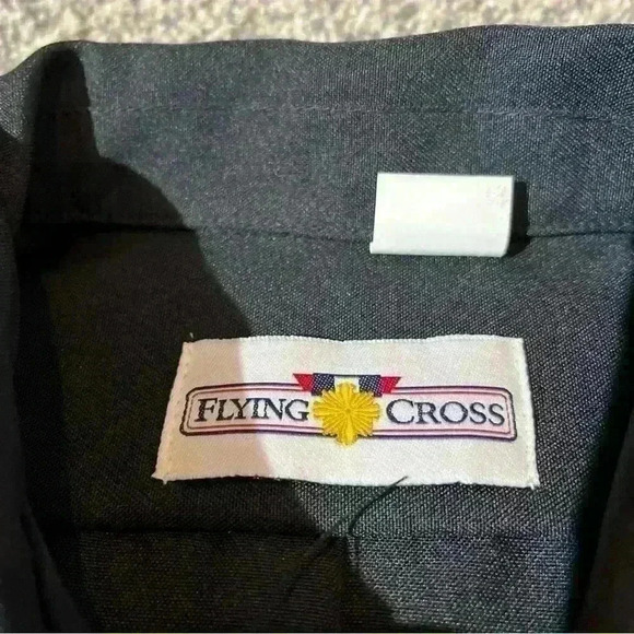 Flying Cross Women's Uniform Shirt Navy Size 40 L  Double Pocket- NWT - Picture 2 of 12